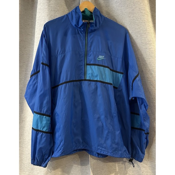 Vintage Nike Windbreaker‎ Jacket Size XL Color block Multi Color